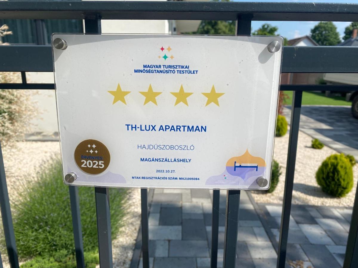 Th-Lux Apartman Hajdúszoboszló Exterior foto